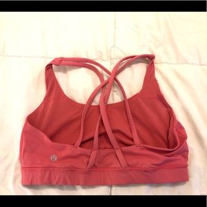 Lululemon Cross Back Pink Sports Bra